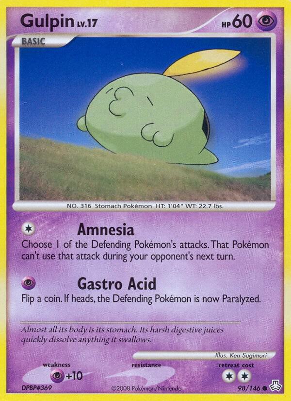 Gulpin 98/146 card from Legends Awakened