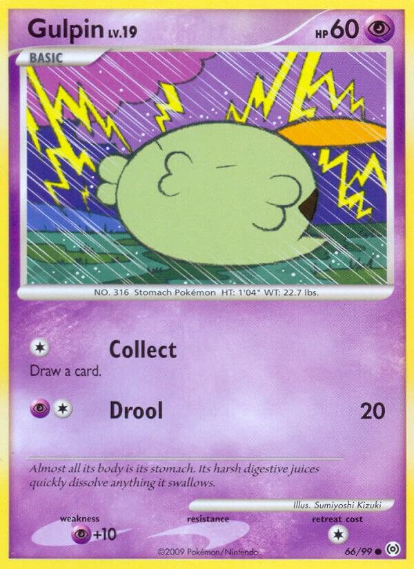 Gulpin (66) 66/99 card from Arceus