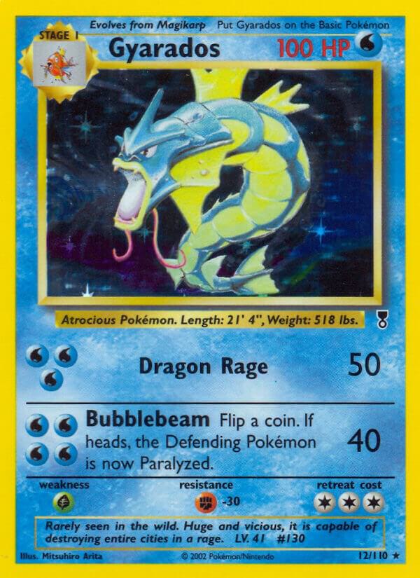 Gyarados 012/110 card from Legendary Collection