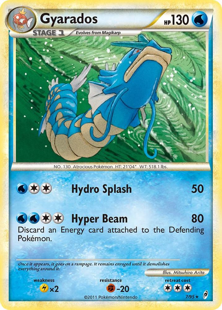 Gyarados 7/95 card from Call of Legends