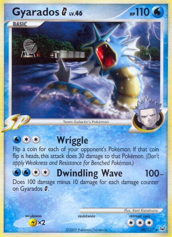 Gyarados G 30/127 card from Platinum
