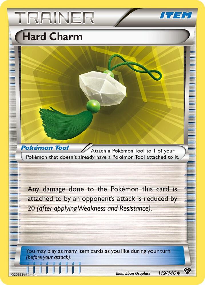 Hard Charm 119/146 card from XY Base Set