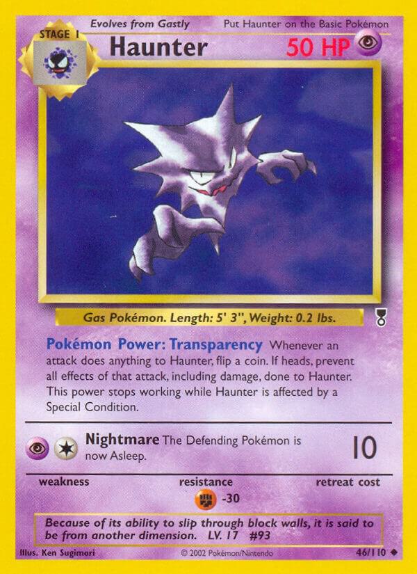 Haunter 046/110 card from Legendary Collection
