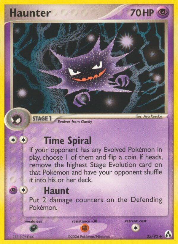 Haunter 35/92 card from Legend Maker