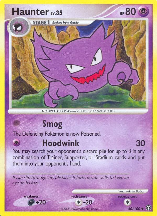 Haunter 40/100 card from Stormfront