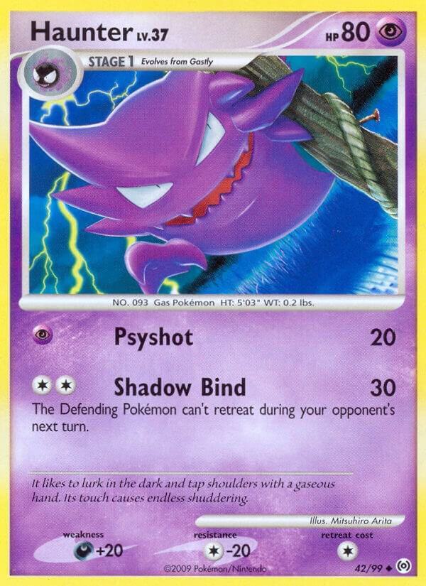 Haunter (42) 42/99 card from Arceus