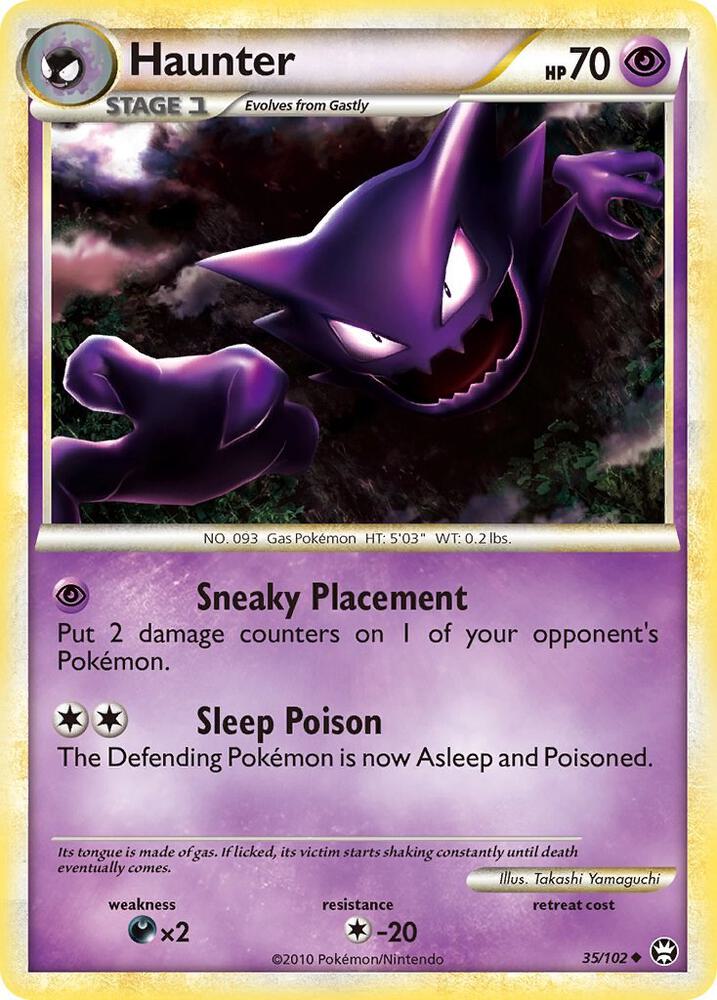 Haunter 35/102 card from Triumphant