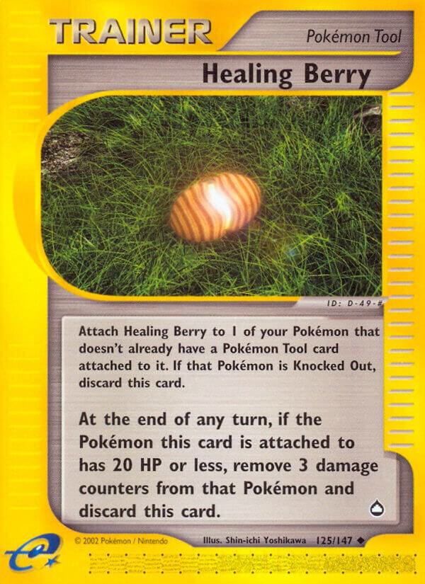 Healing Berry 125/147 card from Aquapolis