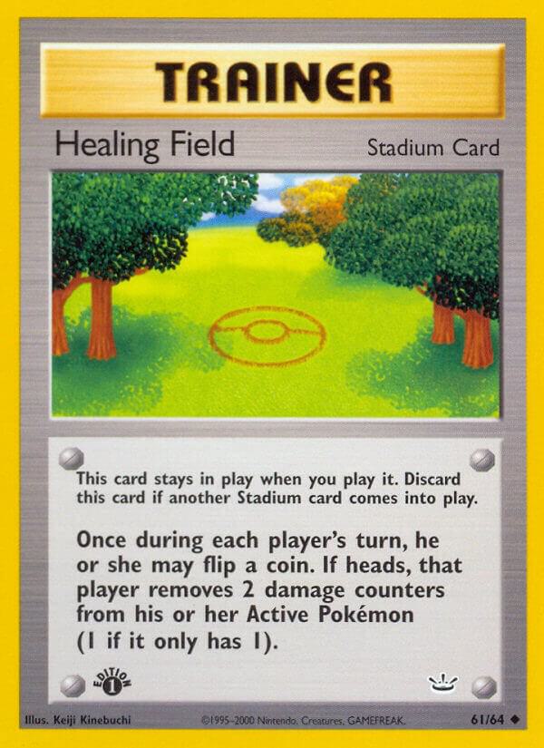 Healing Field 61/64 card from Neo Revelation