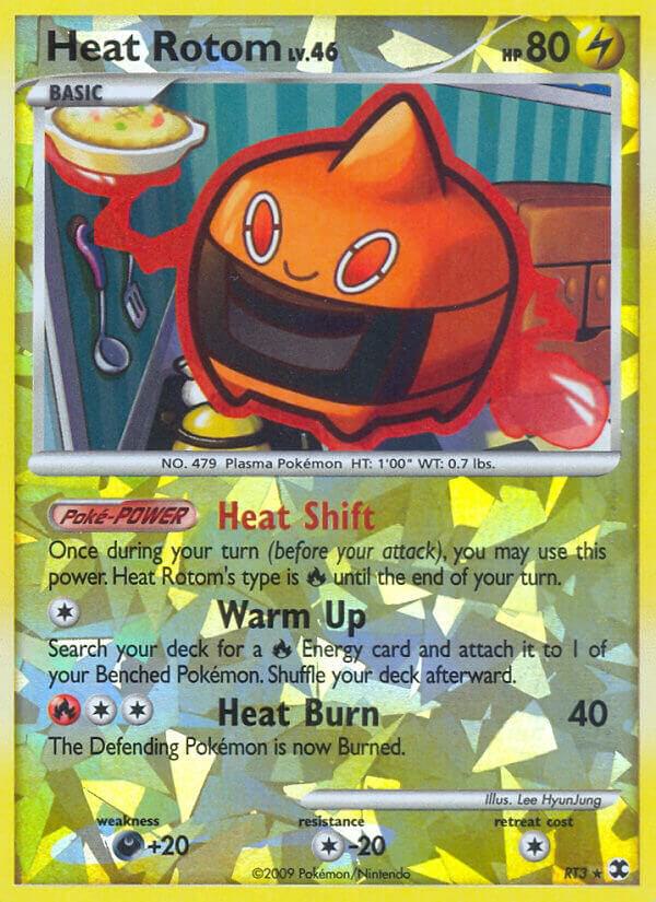 Heat Rotom RT3 card from Rising Rivals