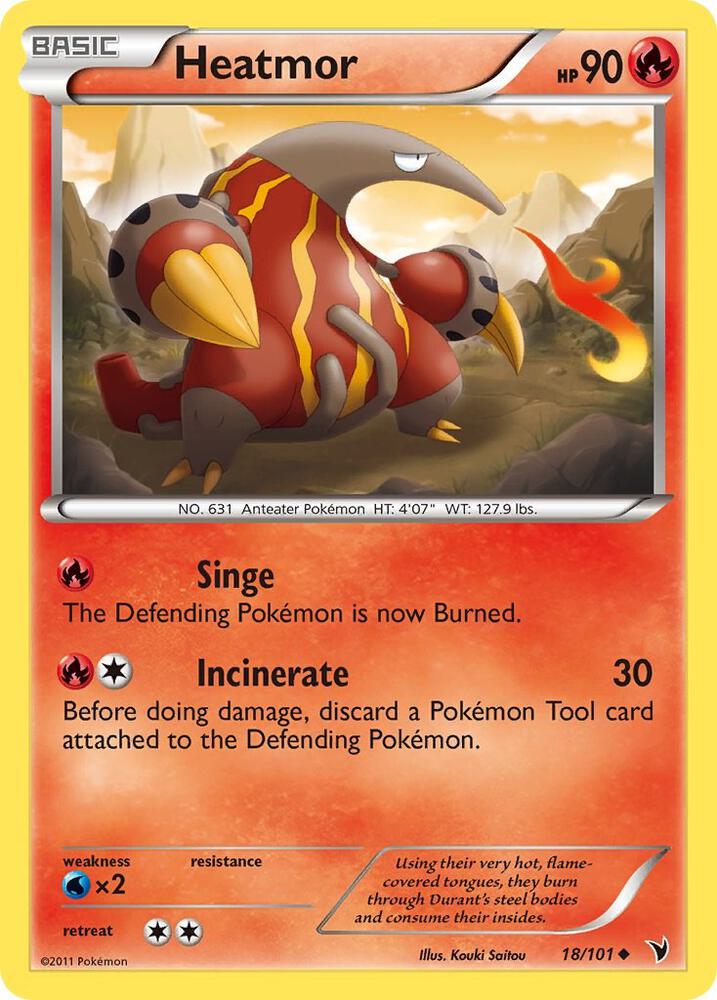 Heatmor 18/101 card from Noble Victories