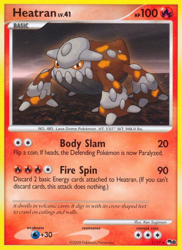 Heatran 001/017 card from POP Series 8