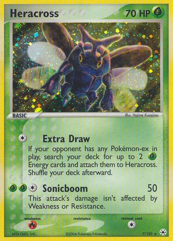 Heracross 7/101 card from Hidden Legends
