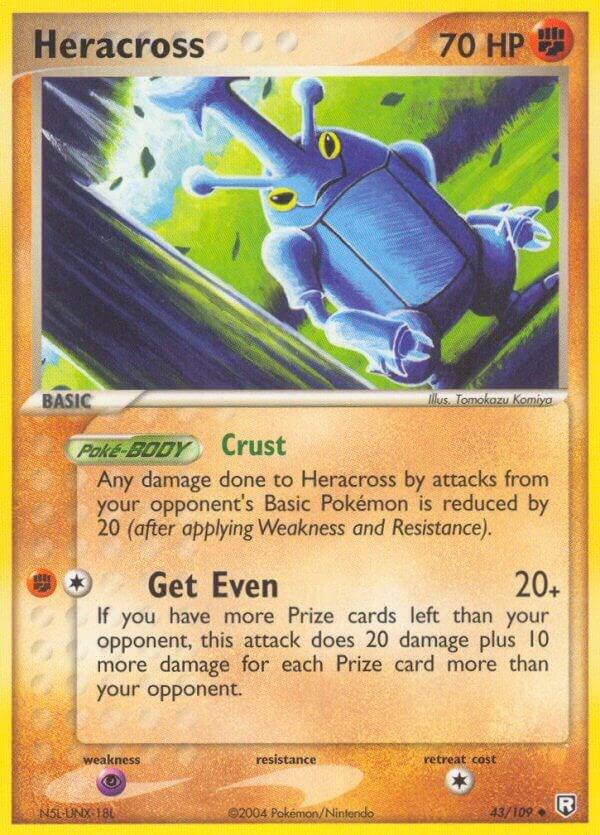 Heracross 43/109 card from Team Rocket Returns