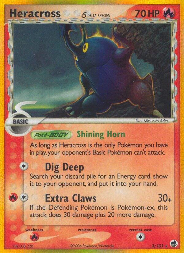 Heracross (Delta Species) 3/101 card from Dragon Frontiers