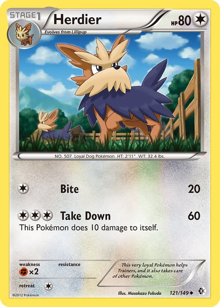 Herdier 121/149 card from Boundaries Crossed