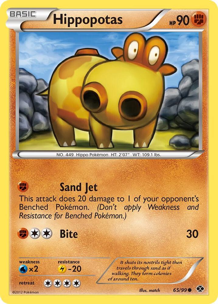Hippopotas 65/99 card from Next Destinies