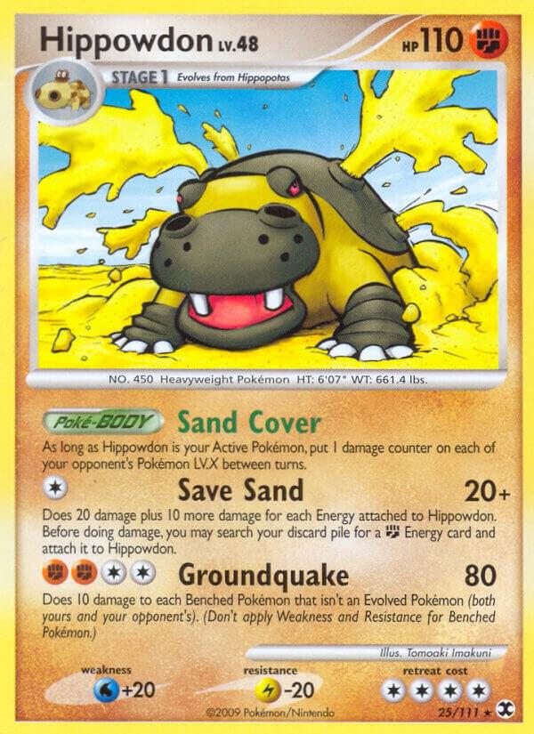 Hippowdon 25/111 card from Rising Rivals