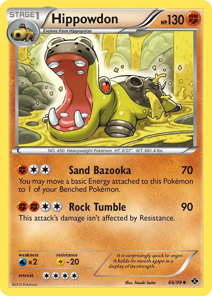 Hippowdon 66/99 card from Next Destinies