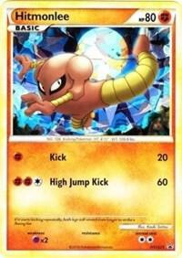 Hitmonlee HGSS25 card from HGSS Promos