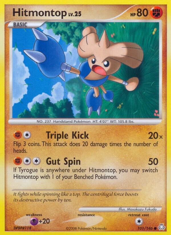 Hitmontop 101/146 card from Legends Awakened