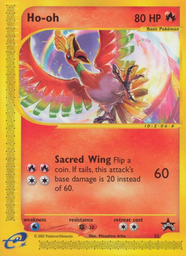 Ho-oh 52/53 card from WoTC Promo