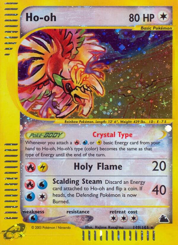 Ho-oh 149/144 card from Skyridge