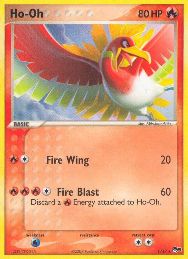 Ho-Oh 001/017 card from POP Series 5