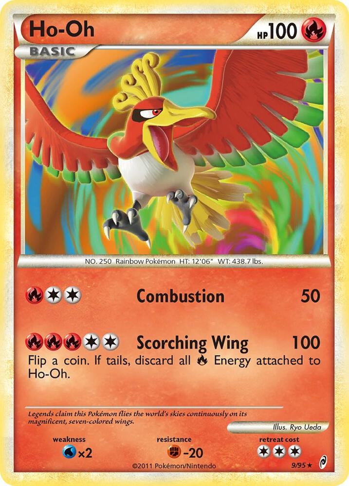 Ho-Oh 9/95 card from Call of Legends