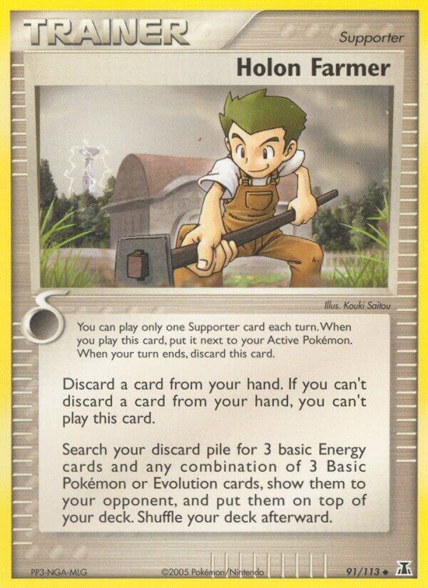 Holon Farmer 91/113 card from Delta Species