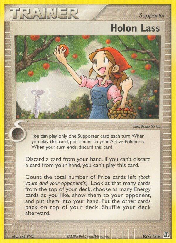 Holon Lass 92/113 card from Delta Species
