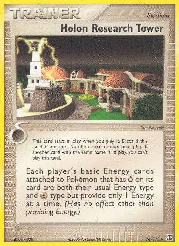Holon Research Tower 94/113 card from Delta Species