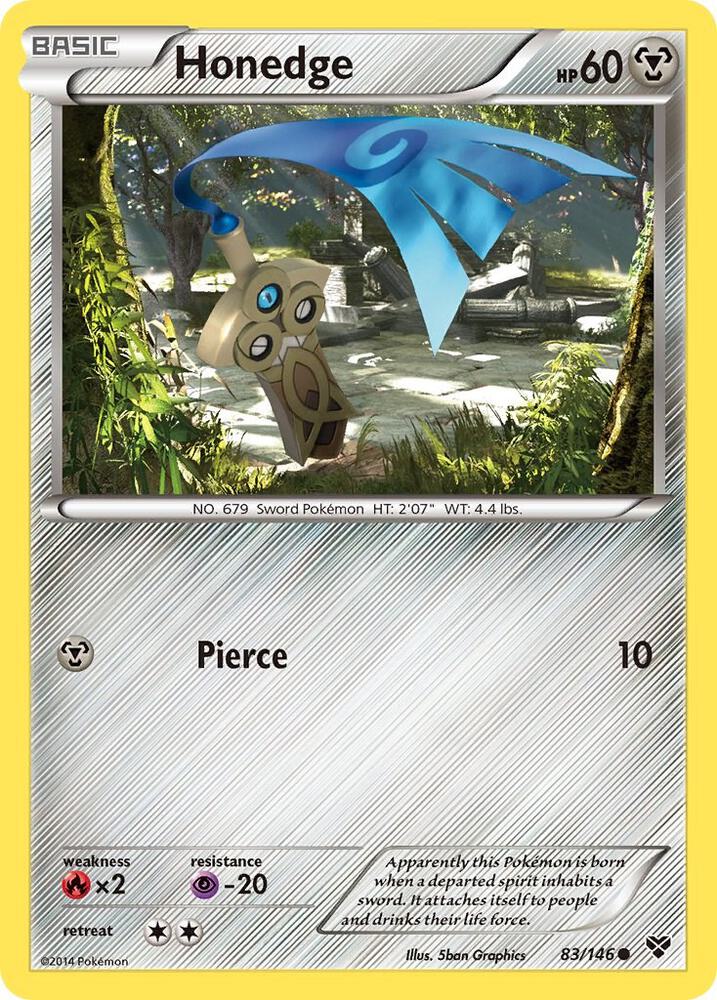 Honedge 83/146 card from XY Base Set