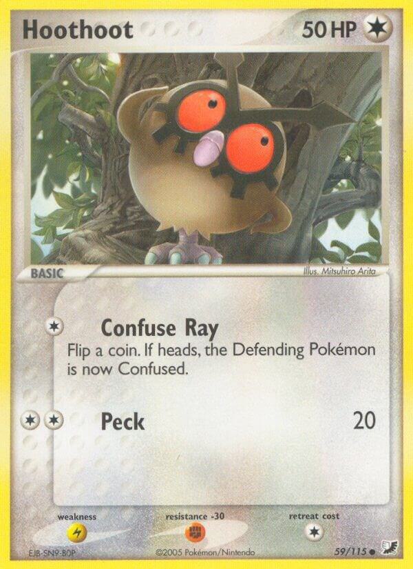 Hoothoot 59/115 card from Unseen Forces
