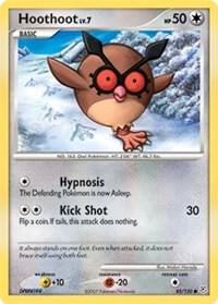 Hoothoot 85/130 card from Diamond and Pearl