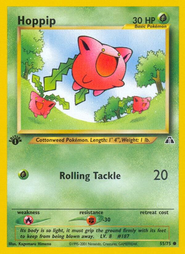 Hoppip 55/75 card from Neo Discovery