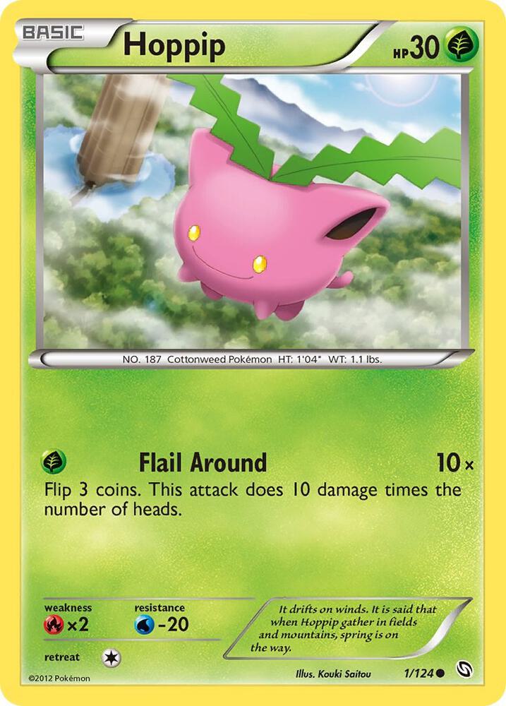 Hoppip 1/124 card from Dragons Exalted