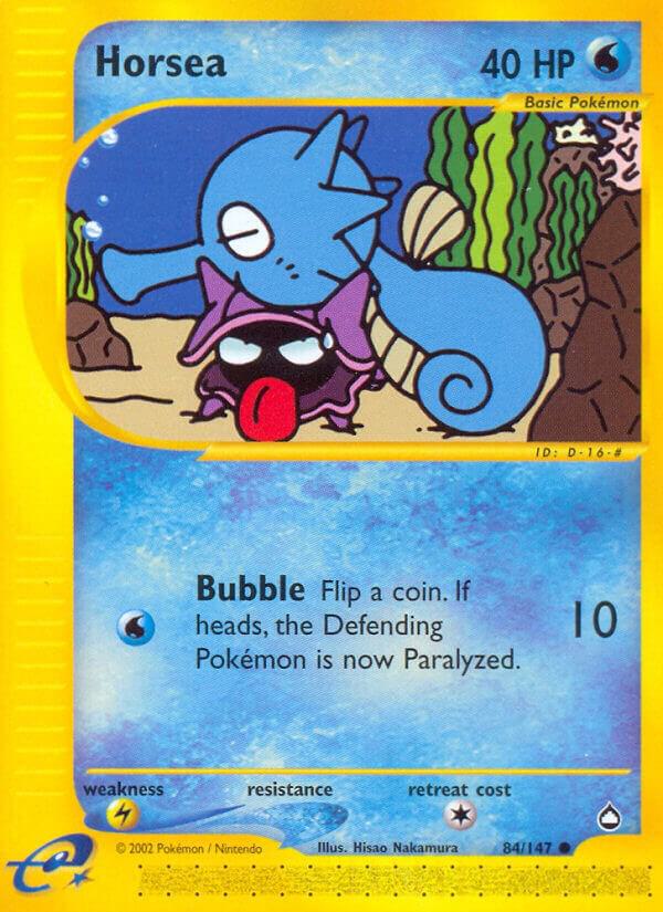 Horsea (84) 084/147 card from Aquapolis