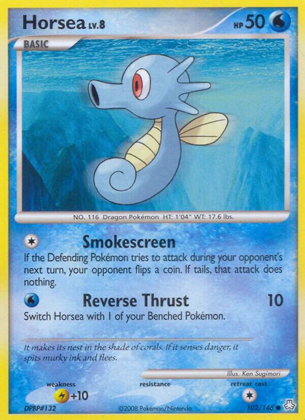 Horsea 102/146 card from Legends Awakened