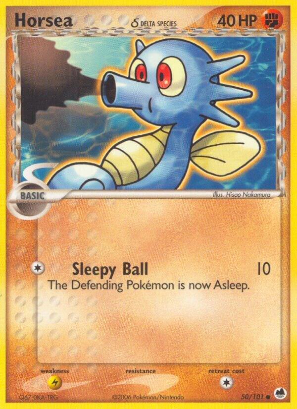 Horsea - 050/101 (Delta Species) 50/101 card from Dragon Frontiers