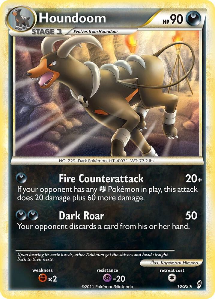 Houndoom 10/95 card from Call of Legends