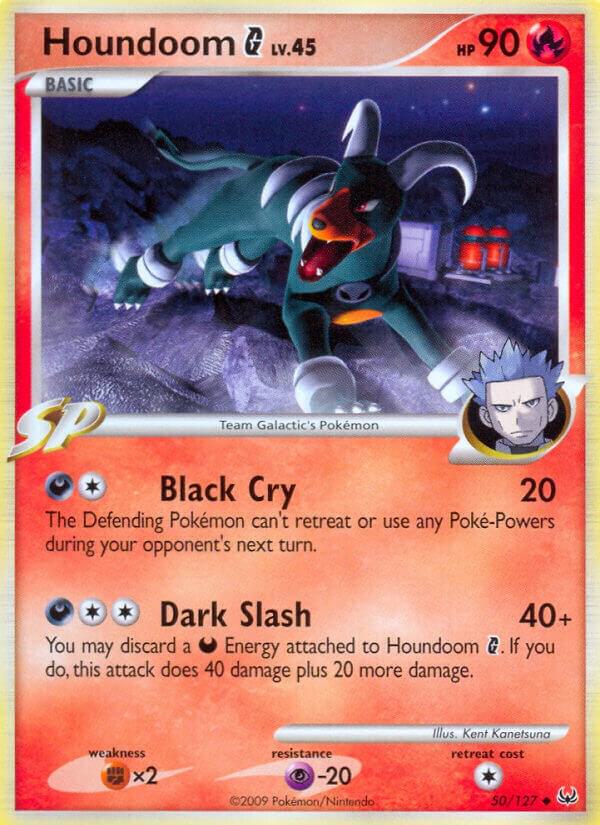 Houndoom G 50/127 card from Platinum
