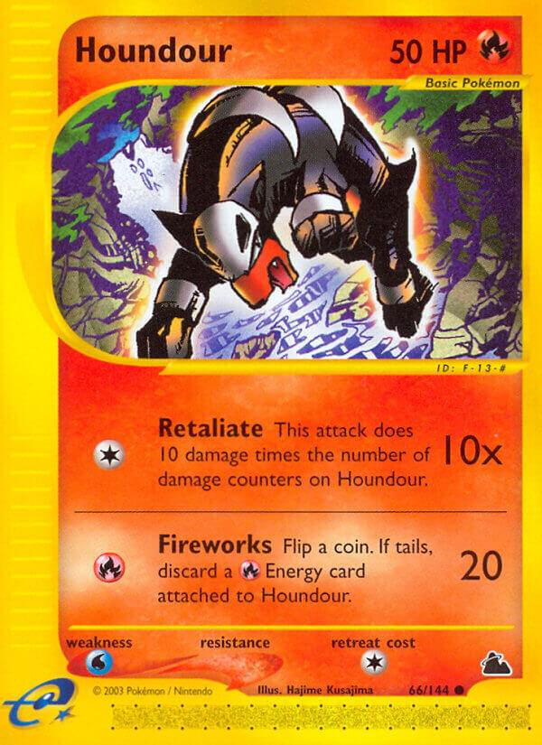 Houndour 066/144 card from Skyridge
