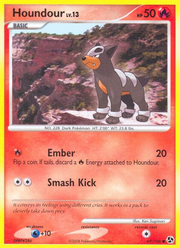 Houndour 69/106 card from Great Encounters