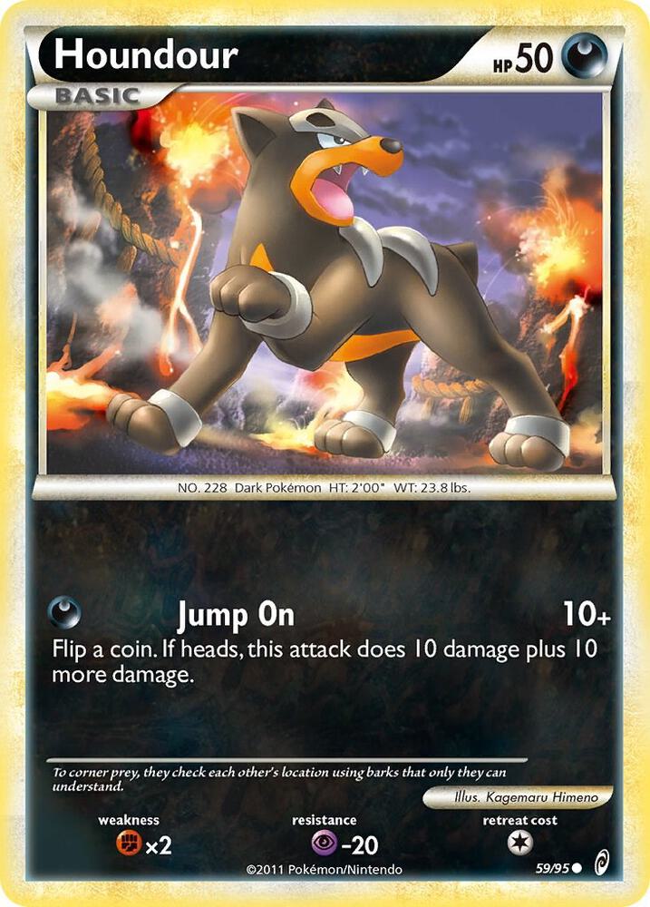 Houndour 59/95 card from Call of Legends