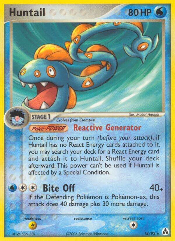Huntail 18/92 card from Legend Maker