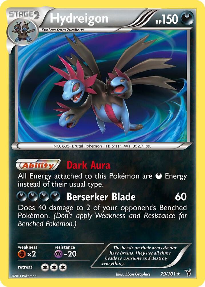 Hydreigon 79/101 card from Noble Victories