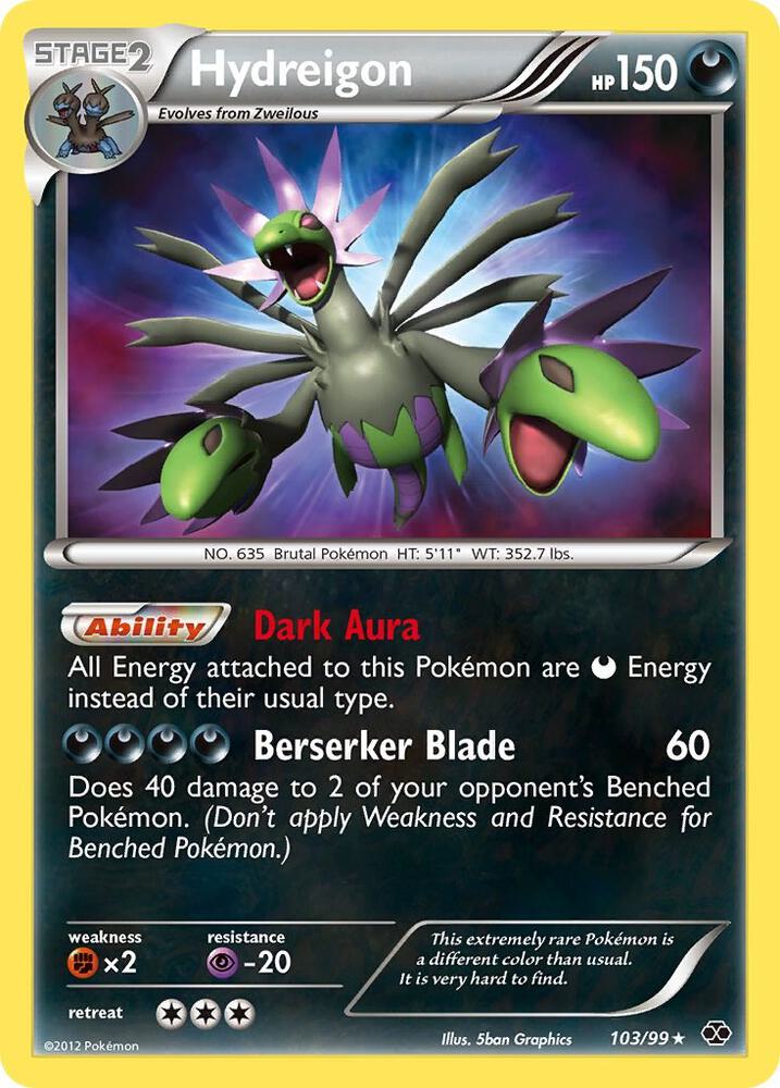 Hydreigon 103/99 card from Next Destinies