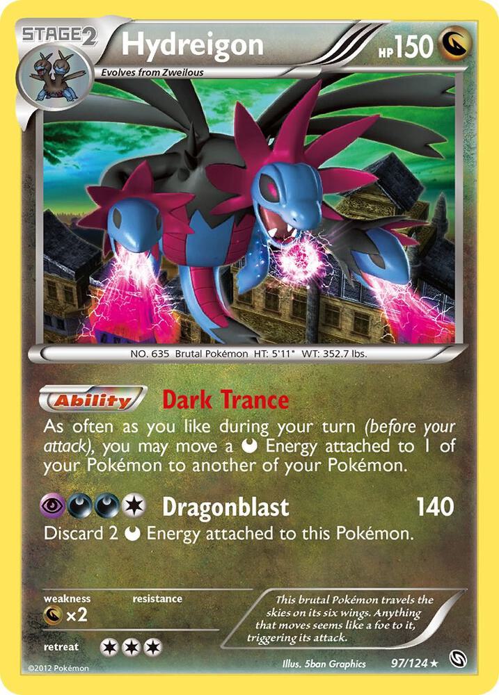 Hydreigon (97) 97/124 card from Dragons Exalted