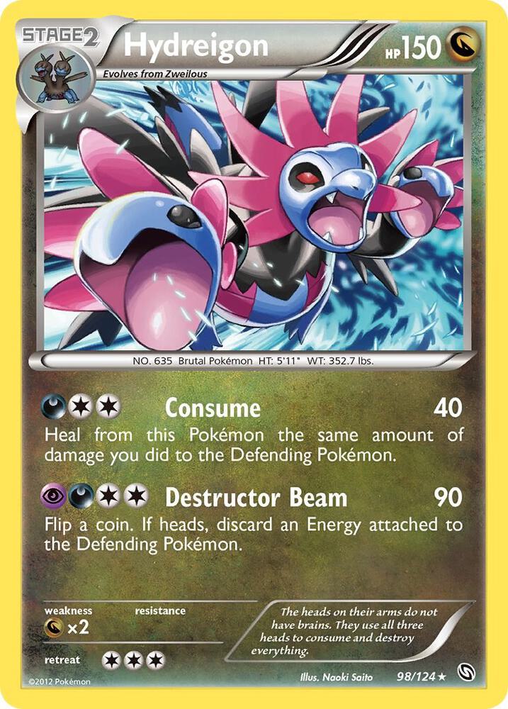 Hydreigon (98) 98/124 card from Dragons Exalted